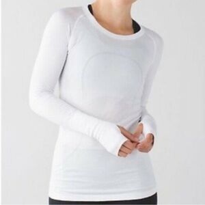 NEVER WORN Lululemon Long Sleeve Swiftly White